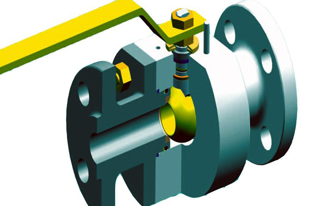 浮動球閥結構(gòu) 浮動球閥結構