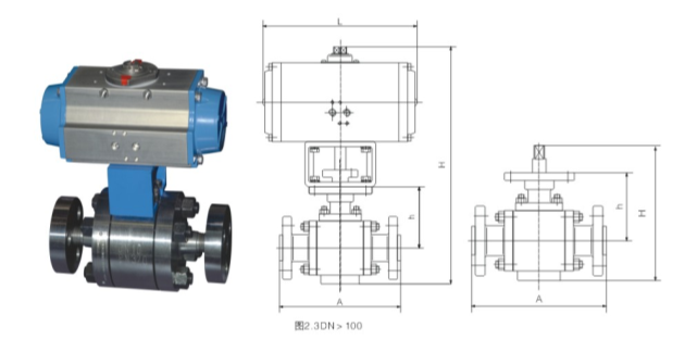 固定(ding)式金屬硬密封高(gao)壓球閥産品結構(gou)圖 固定式金屬硬(ying)密封高壓球閥産(chan)品結構圖