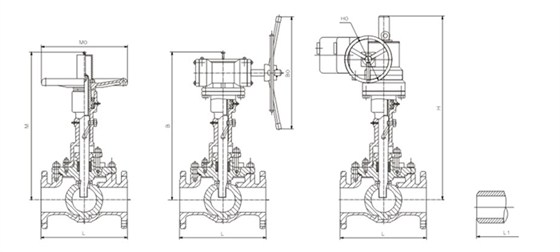軌道(dào)球閥結構尺(chi)寸圖 軌道球(qiu)閥結構尺寸(cun)圖