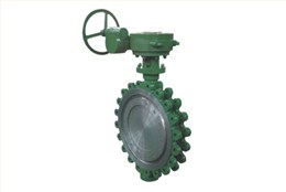 美(mei)标三偏心(xīn)蝸輪蝸杆(gan)傳動凸耳(ěr)對夾式蝶(dié)閥