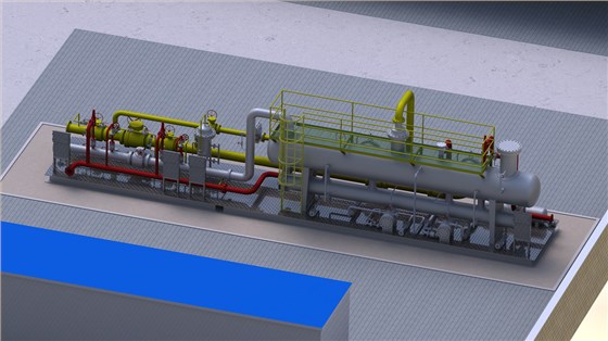 數字化(hua)集氣撬(qiào)模型 數(shu)字化集(ji)氣撬模(mó)型